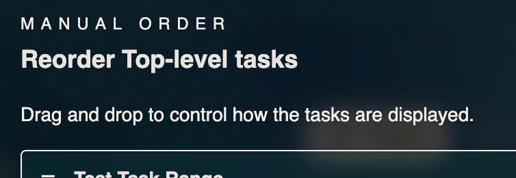 Manual task sorting has arrived in Neuralist