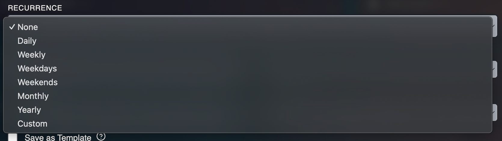 Recurring tasks are now available in Neuralist